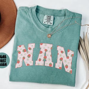 Camiseta de abuela, regalos para el Día de la Madre, camisetas de abuela, regalos para abuela, fresa, camisetas de abuela