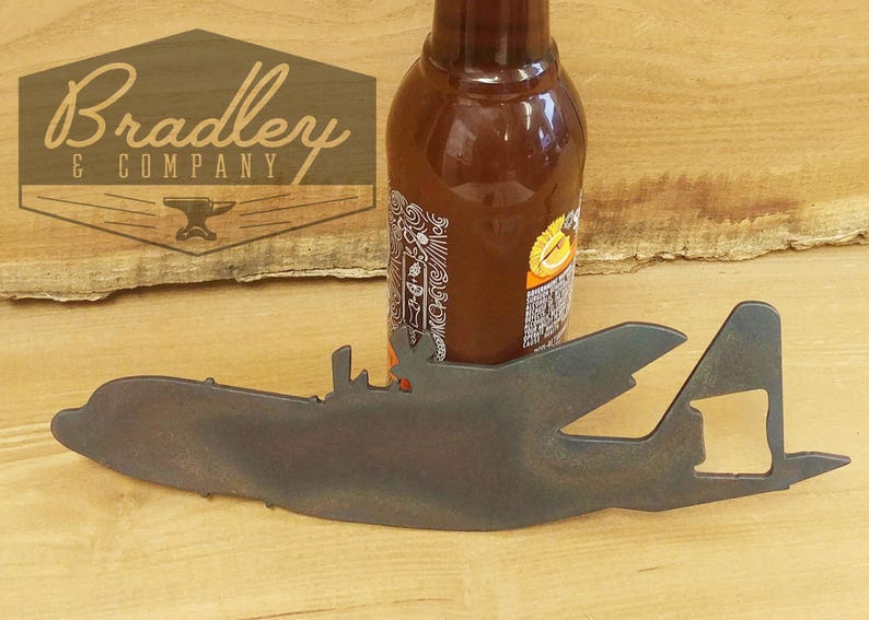 Airplane Bottle Opener C130 Plane Beer Opener Pop Etsy