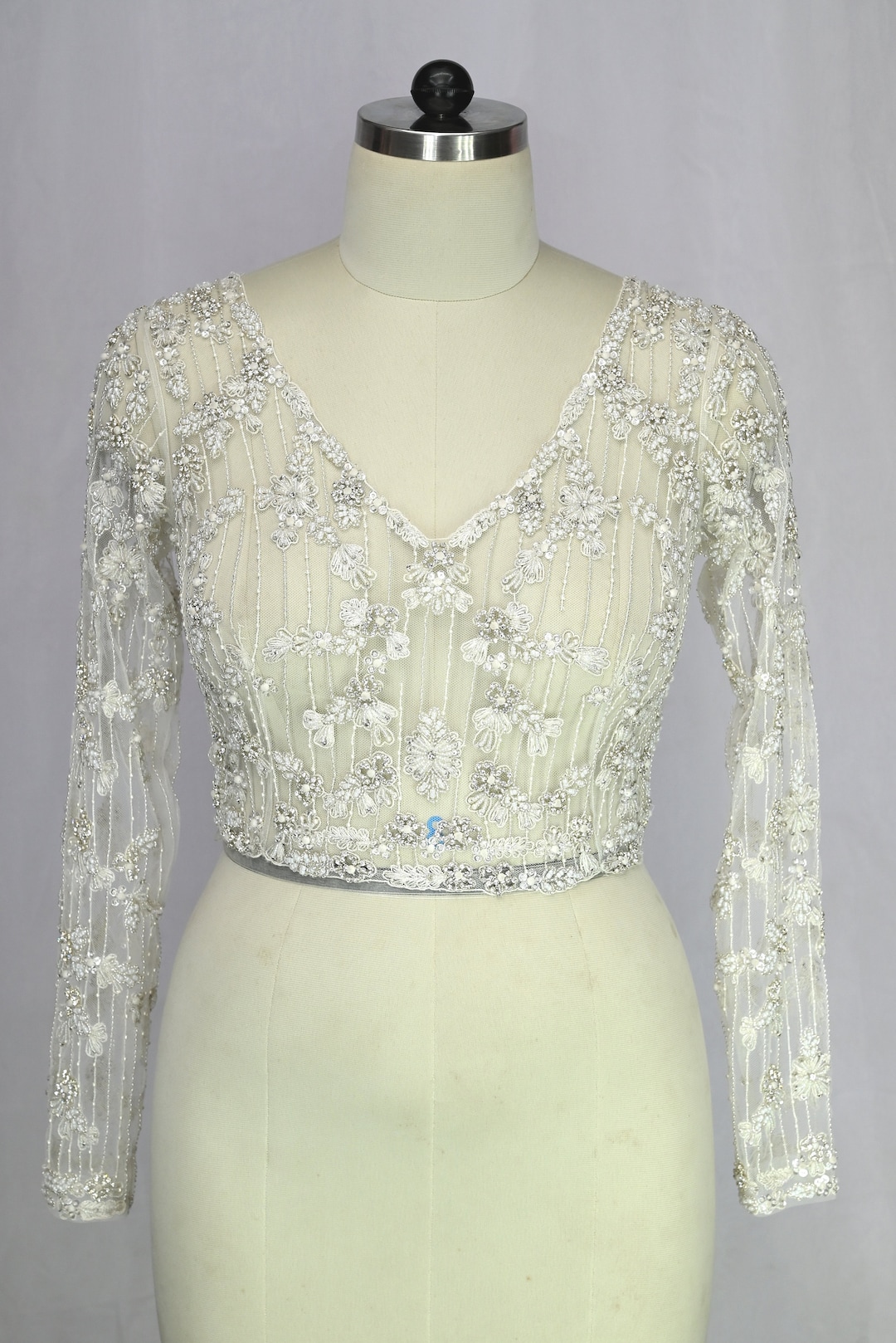 BRIDAL TOPPER, Bridal Top, Bridal Cover Up, Wedding Dress Top, Beaded ...