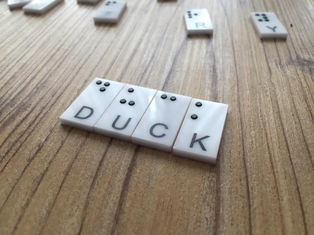 Braille Alphabet Braille Scrabble Tiles Braille Letter Set Braille Scrabble Braille Tiles