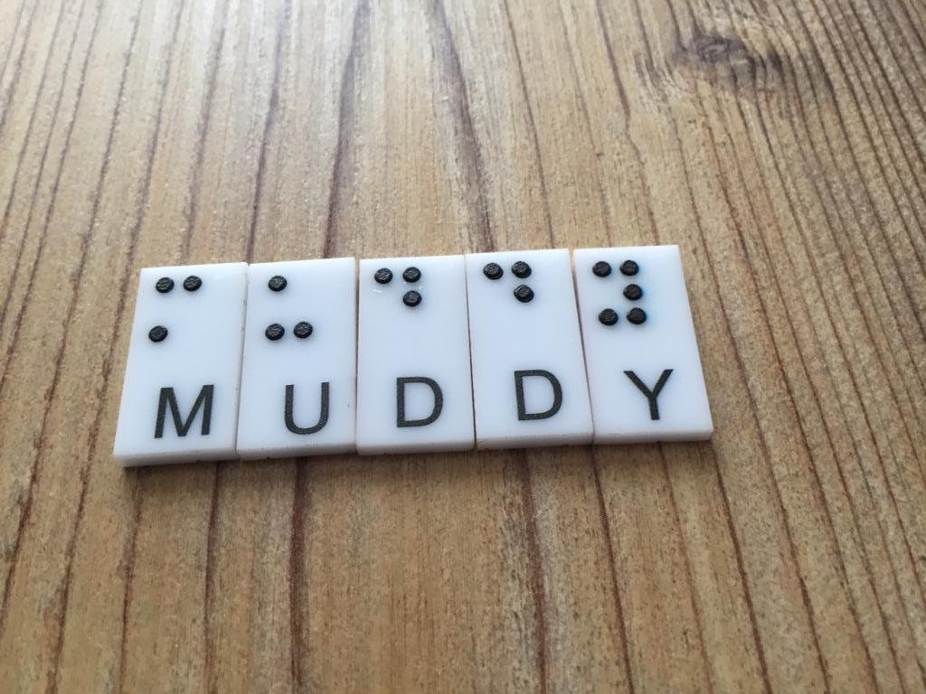 Braille Alphabet Braille Scrabble Tiles Braille Letter Set Braille Scrabble Braille Tiles