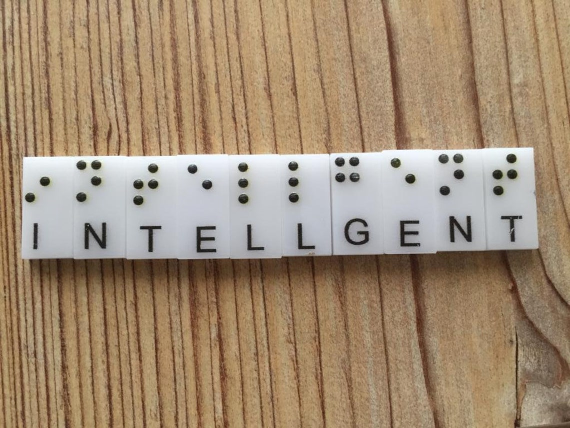 Braille Alphabet Braille Scrabble Tiles Braille Letter Set Braille Scrabble Braille Tiles