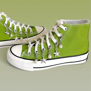 6 Pcs Shoelace Charms,Shoelace Tag,Star Laces Charms,Shoelaces Charms, Shoe Laces Decoration