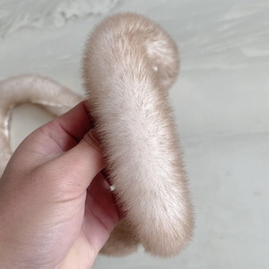 1 metro di pelliccia di coniglio sintetica, rifinitura pelosa, per lavori di cucito, materiale fai da te, larghezza 4,5 cm
