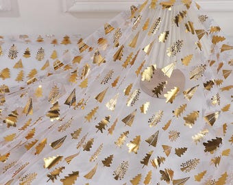 Weihnachtsbaum Spitzenstoff: 59 "breites Tüllnetz, DIY-Material