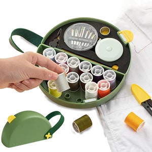 Magnetic Sewing Kit Travel Set/Travel Small Sewing Kit/Sewing Supplies/Tailoring Thread/Thread & Scissors/For Mom Grandma Girl Women