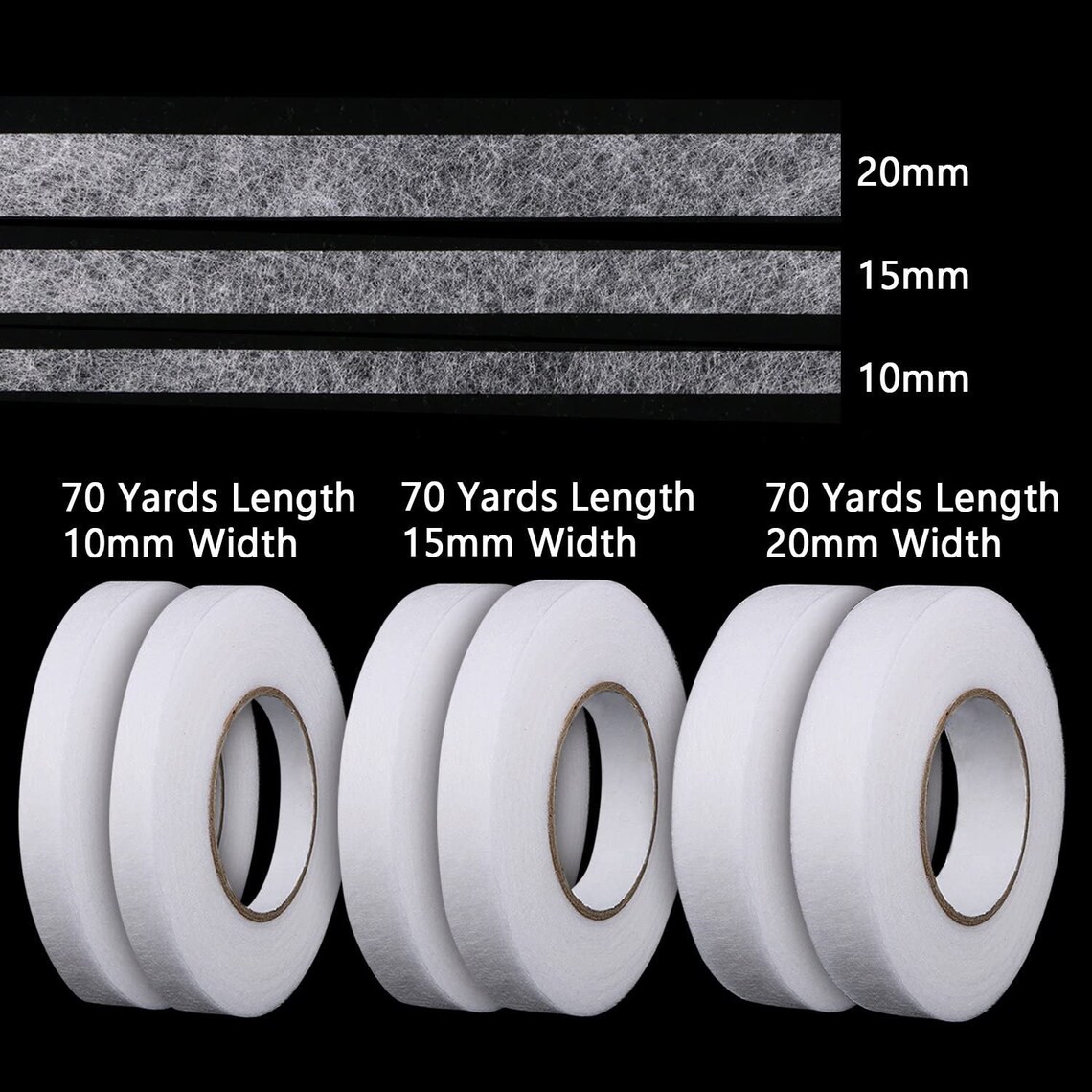 Free Shipping70 Yards Hem IronOn Adhesive Tape Fabric Fusing Etsy