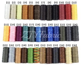 30 meter met was gecoate koorden naaien polyestergaren leer naaigaren kleurrijke sieraden waxkoorden voor doe-het-zelf armbanden handwerk