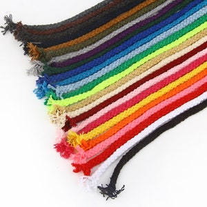 85 Yards 5mm Drawstring Cotton Cord Trimming , Strong Cotton Macrame Cord String for DIY Crafts, Gifts