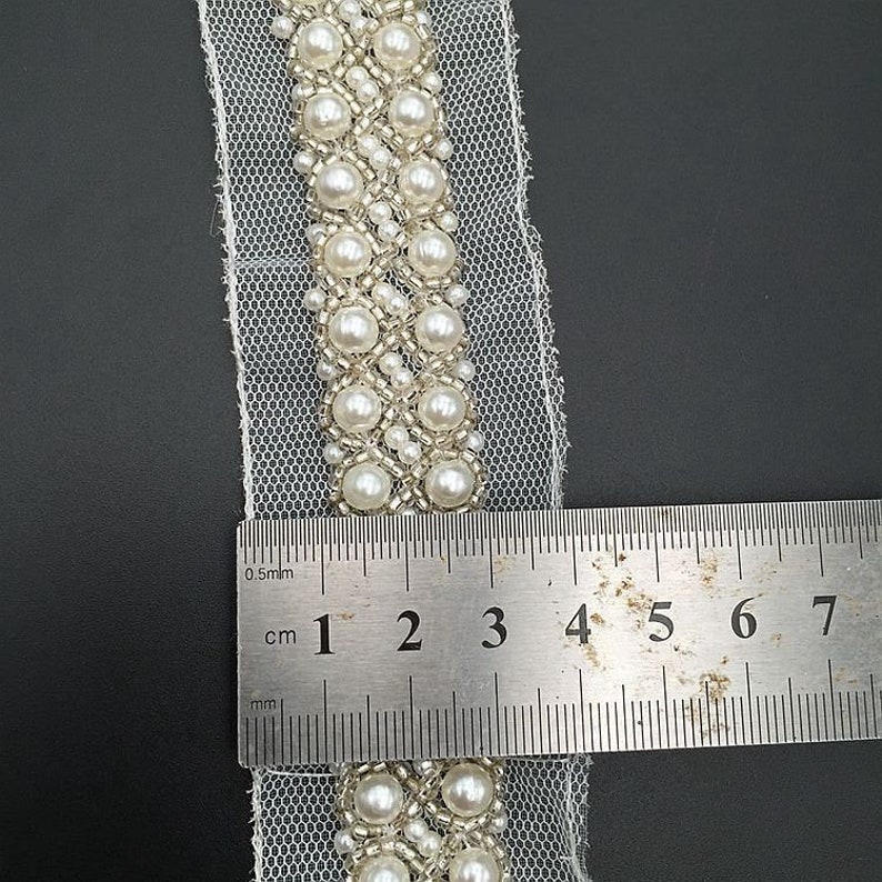 Beaded Lace Trim Beading Trims Dress Decorative Supplies Etsy