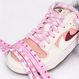 1 Pair Pink Style Shoelaces for Sport/Running Shoes/Canvas Shoes/Shoe Strings/Rope Shoelaces