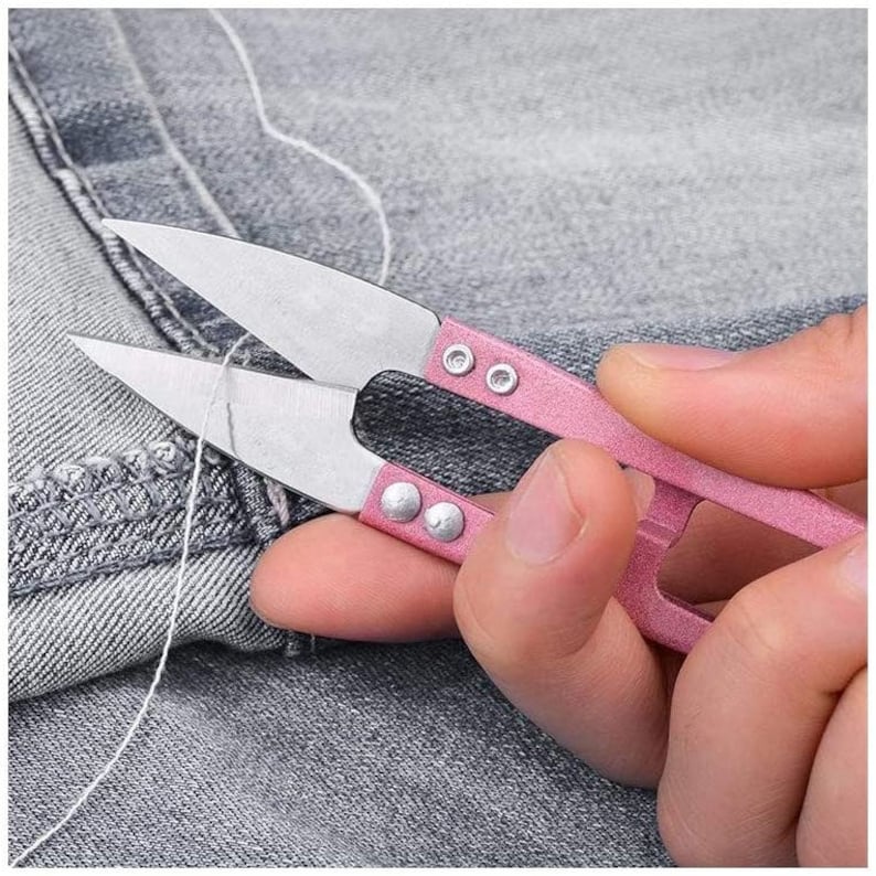 DIEWU Small Sewing Scissors - Thread & Yarn Cutter, Carbon Steel Snips For Fabric, Tailoring, Craft - View #3