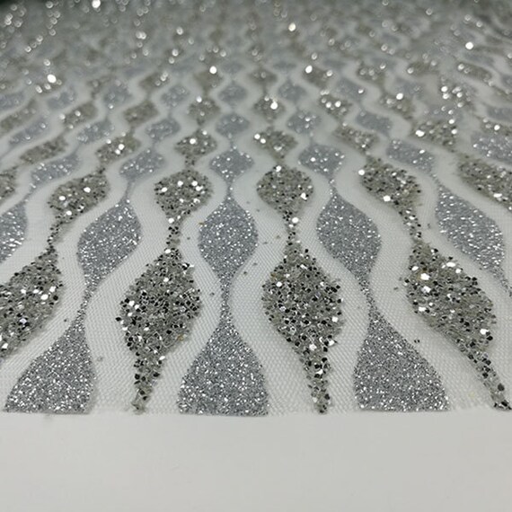 Tissu en dentelle galon paillettes argent/or par yard, robe tissu de mariée tissu robe maille, bricolage fait à la main, pour robe de soirée, largeur 51 pouces da66c0 Tissu en dentelle galon paillettes argent/or par yard, robe tissu de mariée tissu robe maille, bricolage fait à la main, pour robe de soirée, largeur 51 pouces da66c0