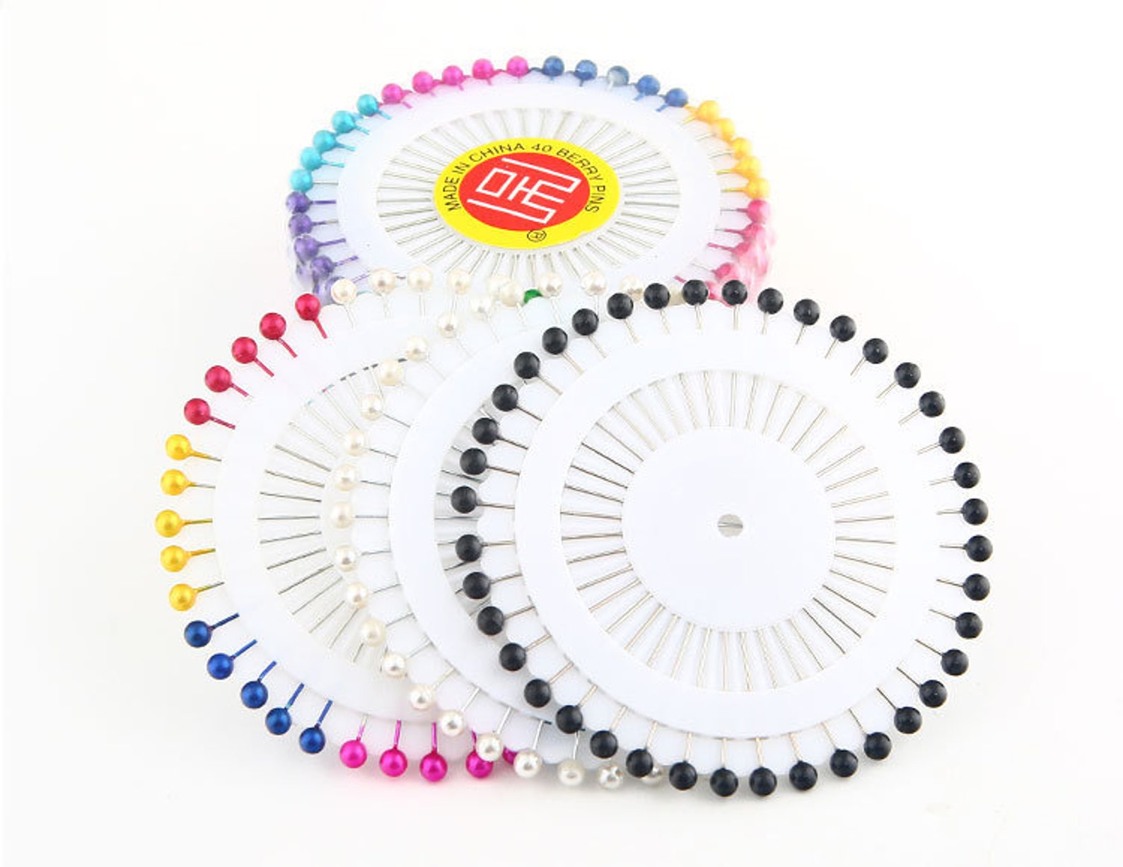 Multicolor Sewing Pins Straight Quilting Pearl Head Pins Etsy