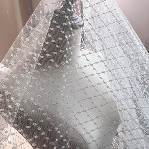 Weiß/schwarz Spitze Stoff weichen Tüll Stoff Braut Hochzeit Kleid Schleier Kostüm liefert Mesh Stoff, DIY handgefertigt, Breite 62 Zoll