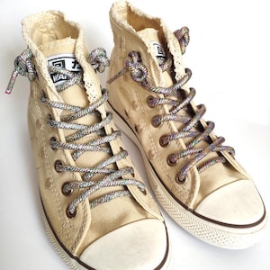 1 Pair Glitter Shose Lace, Round Metallic Shoe Strings, Sparkle Laces, Blink Shoe Laces, Shining Laces