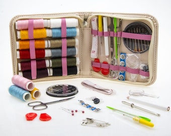 Portable Sewing Kit Travel Set/Travel Small Sewing Kit/Sewing Supplies/Tailoring Thread/Thread & Scissors/For Mom Grandma Girl Women