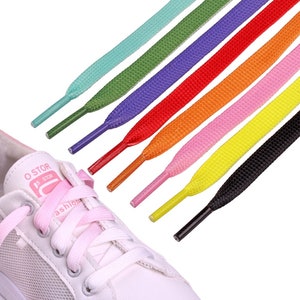 1 Pair Gradient Shoelaces for Sport/Running Shoes/Canvas Shoes/Shoe Strings/Rope Shoelaces