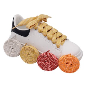 1 Paar flache Schnürsenkel für Sport/Laufschuhe/Segeltuchschuhe/Schnürer/Seil Schnürsenkel