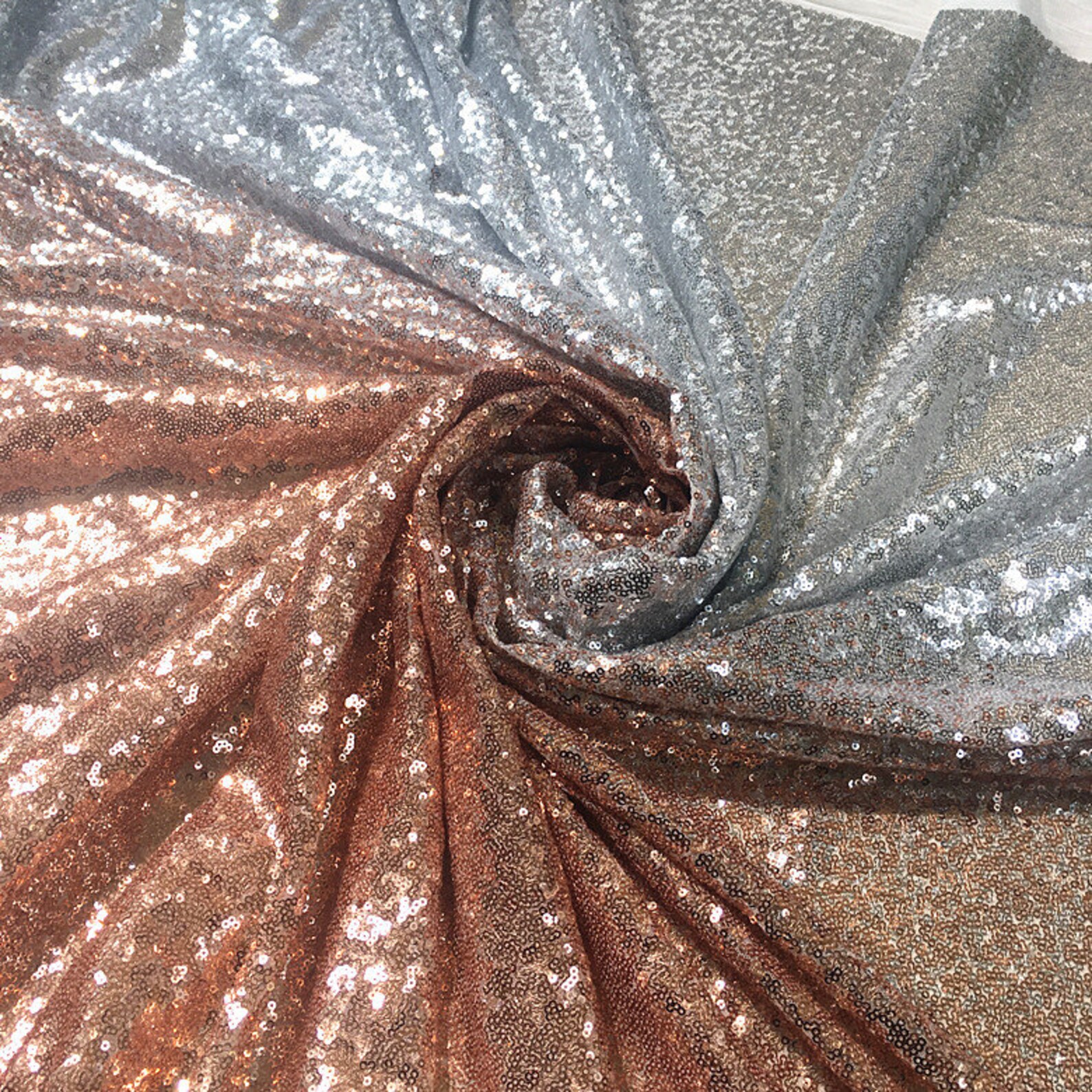 Gradient Sequins Lace Fabric by the Yard Evening Dress Etsy Canada