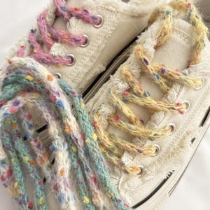 1 Pair Colorful Plush Shose Lace, 120CM/140CM/160CM