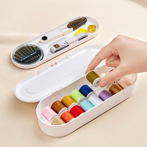 3 Colors Sewing Kit Travel Set/Travel Small Sewing Kit/Sewing Supplies/Tailoring Thread/Thread & Scissors/For Mom Grandma Girl Women