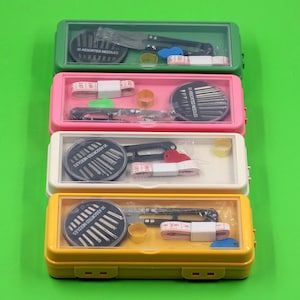 Kit de costura portátil Juego de viaje para principiantes / Kit de costura pequeño de viaje / Suministros de costura / Hilo de sastrería / Para mamá abuela Niña Mujeres