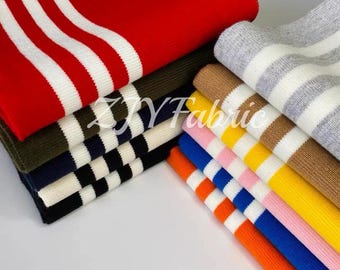 14CM Elastic Rib Cuffing, Rib Knit Seamless Cuff Fabric,Trim Cuff for Sleeves,Bomber Jackets,Matching