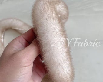 1 Meter Faux Rabbit Fur Trim, Furry Trim, for Sewing Craft,DIY Material,4.5 CM Wide