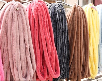 2 Meters Faux Rabbit Fur Trim, Long Fur, Furry Trim,  For Sewing Craft,DIY Material,5 CM Wide