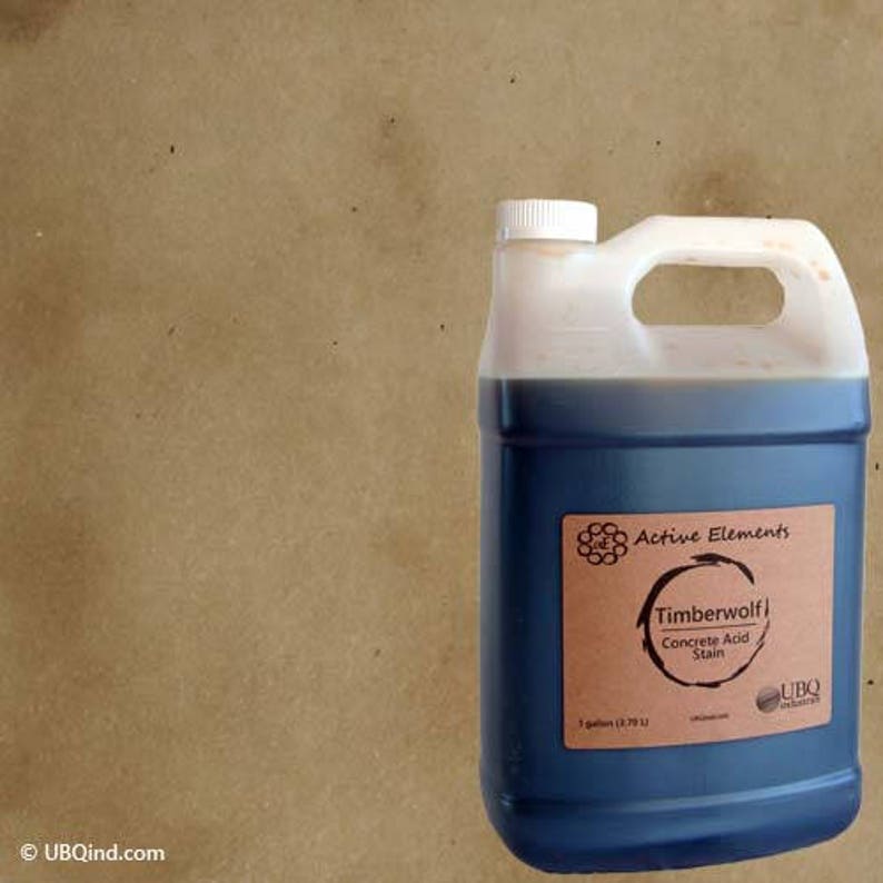 Concrete Acid Stain Interior Exterior Uses Professional Etsy