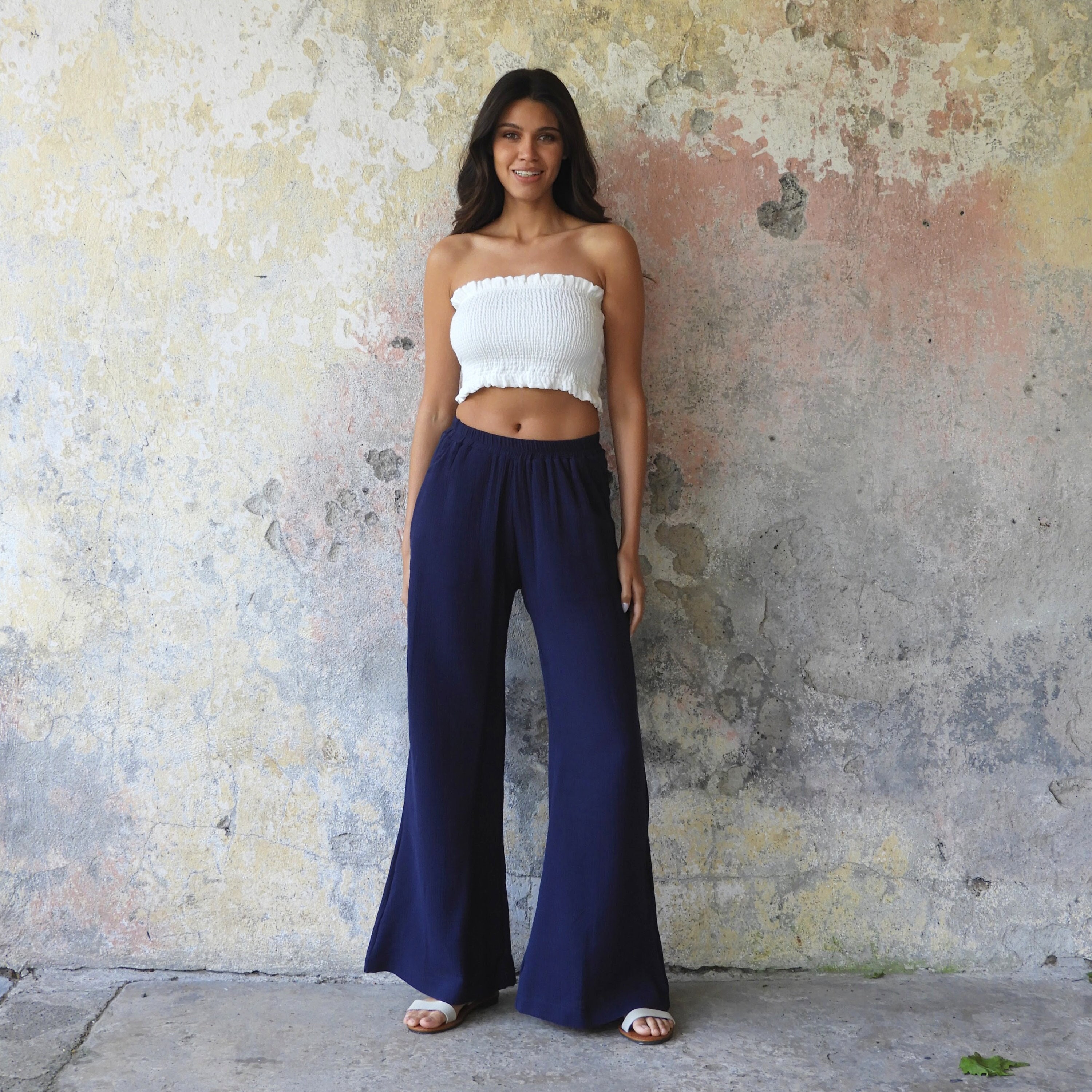 Women Fit & Flare Pants Kazuya Medium Blue