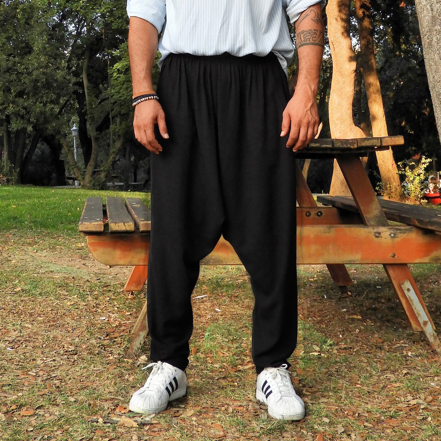 CAHLUMN Linen Gym Pant ブラック XXL 代購】CAHLUMN Linen Gym Pant / 亞麻休閒長褲ckt . select｜代購選物店