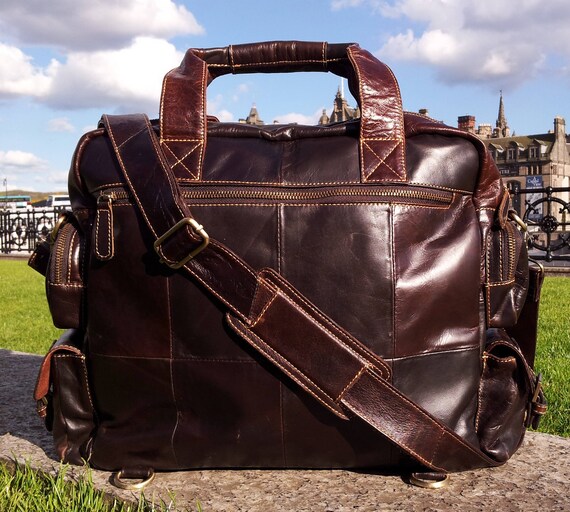 italian leather backpack mens