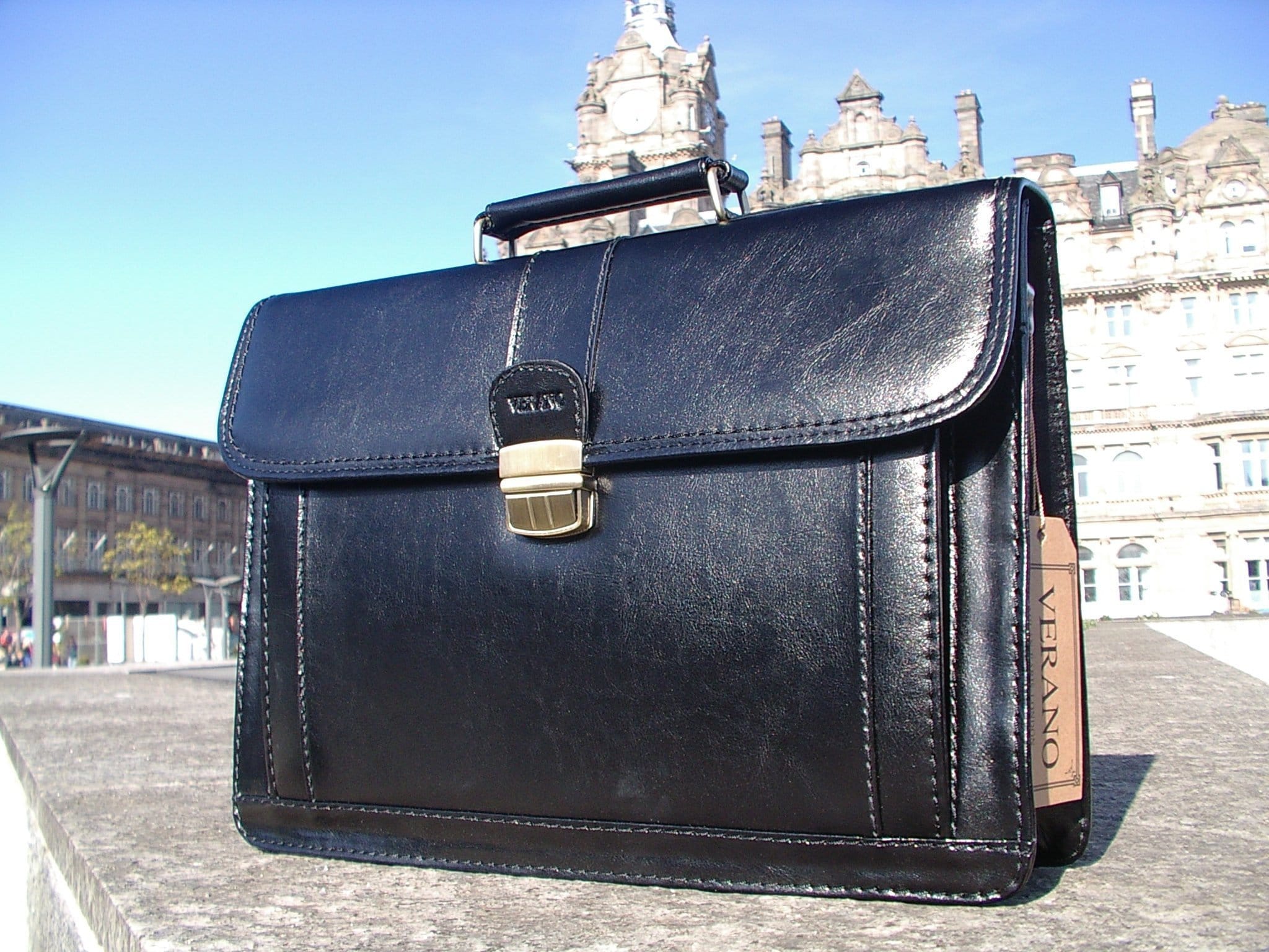 Sale Genuine Italian Leather Briefcase 