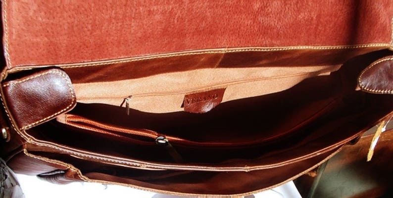 New Genuine Italian Leather Briefcase Messenger Office Work Shoulder Bag Satchel Mens Wedding Gift Mocha Dark Brown Real Luxury Verano