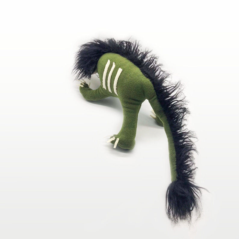 SCP-682  Soft Plush Toy Hard to Destroy Reptil Spooky cute image 3