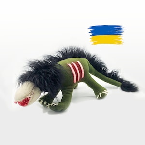 SCP-682  Soft Plush Toy, Hard to Destroy Reptile, Spooky cute toy