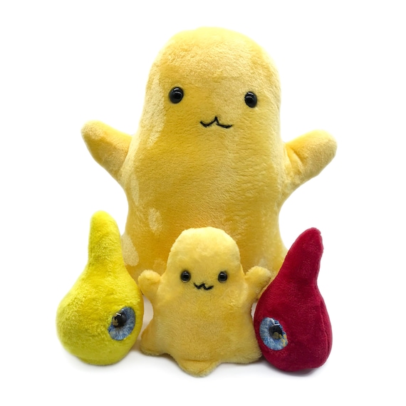 18cm Scp-999 Plush Toy Tickle Monster Kawaii Orange Anime Cartoon Character  Plushie Soft Stuffed Animal Toys Gift For Kids