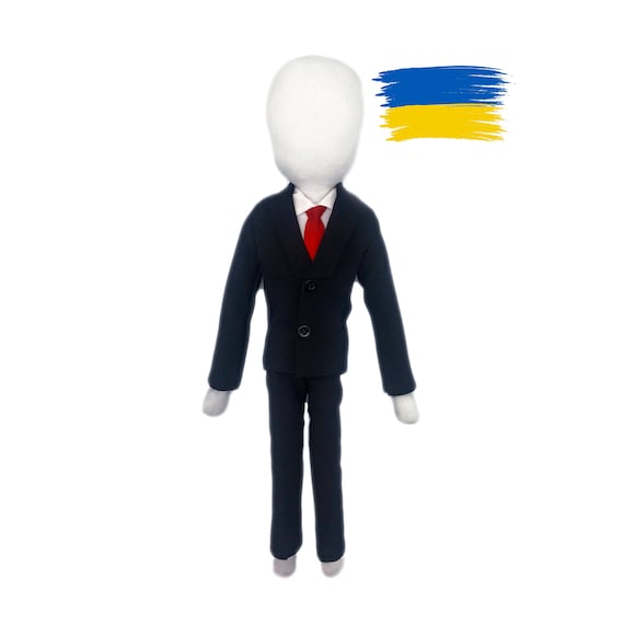 Slenderman Soft Plush Toy Spooky Cute Toy 