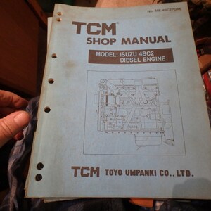 4Z TOYO TCM shop manual for isuzu 4BC2 diesel engine