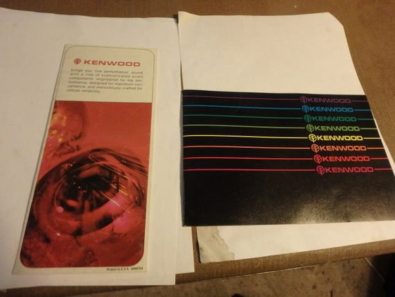 kenwood stereo components