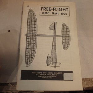 6T- 1962 edition FREE-FLIGHT model plans book by Winston Pub.