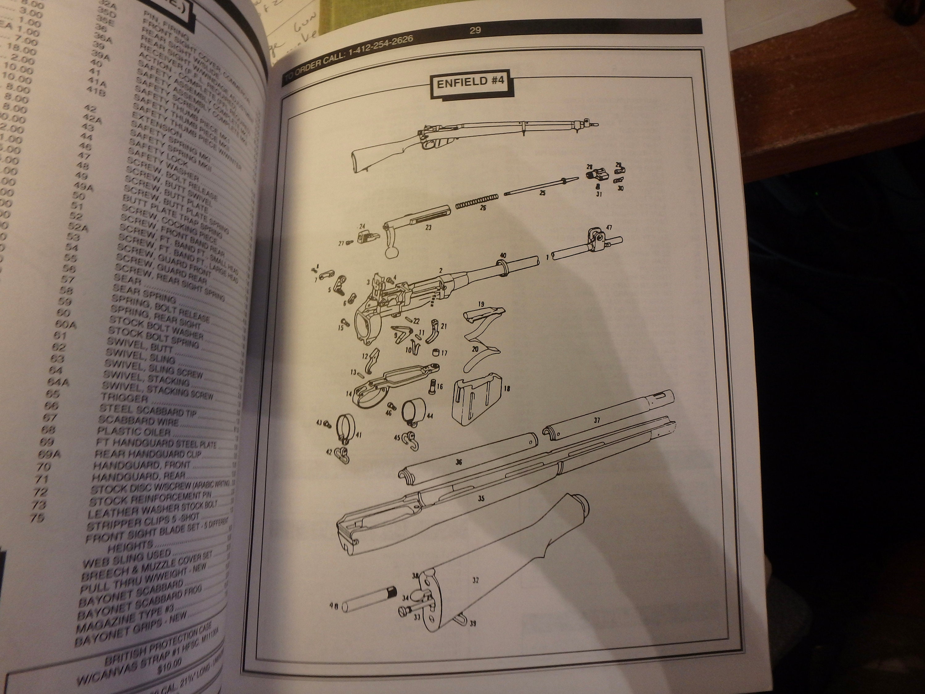 4W SPRINGFIELD Sporters catalog with parts illustrations Etsy.de