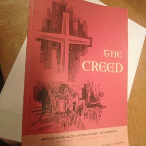YYY-1972 edition The Creed- greek orthodox sunday school- 9t grade-208 pages