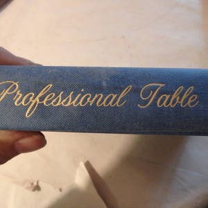 1991 edition VG Professional table Service by meyer, schmidt & spuhler translated by holtmann-450 pages image 1