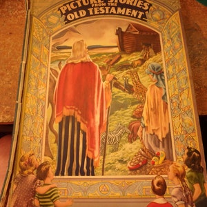 8M- 1946 edition- Picture Stories from the Old Testament by marian Madison 26 pages