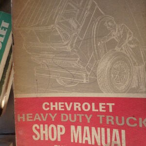 1971 Chevrolet heavy duty truck 70-90 series shop manual supplement