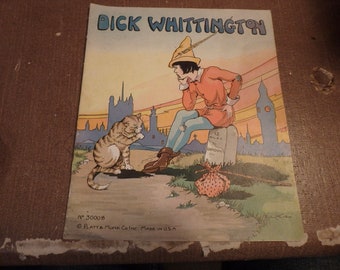 5U- vintage Platt & Munk #3000B children's book- DICK WHITTINGTON