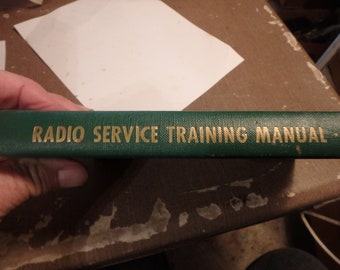 7H- 1964 1st edition- Radio Service Traing Manual by edward rice =288 pages